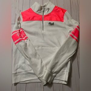 Pink Quarter-zip Sweater